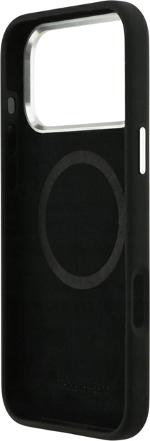 Панель Mercedes Silicone Vintage Logo MagSafe для iPhone 17 Pro Max Black (3666339508678) - зображення 7