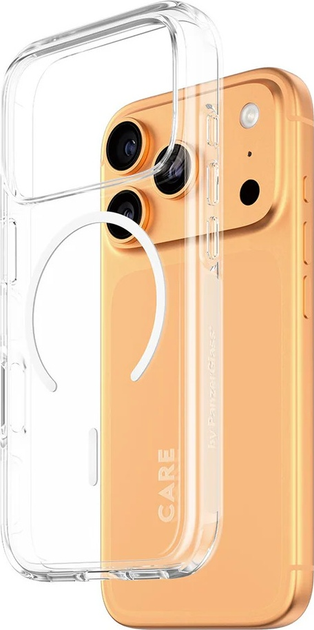 Etui CARE by PanzerGlass Flagship Urban Explorer w. White MagSafe do Apple iPhone 17 Pro Transparent (CR29887) - obraz 2
