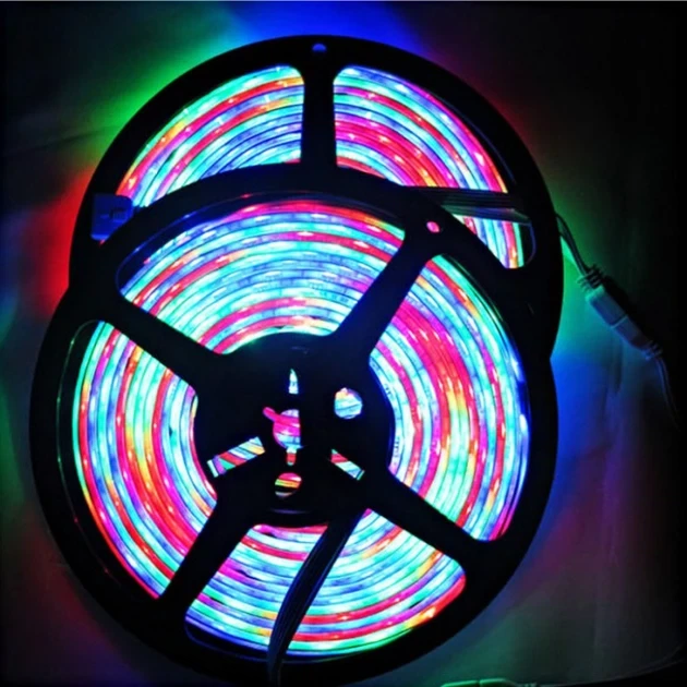 Светодиодная лента RGB 5050 360 LED 20 м (2×10) с пультом - изображение 5