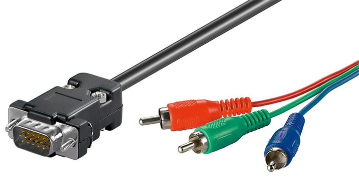 VGA в 3 RGB RCA кабель