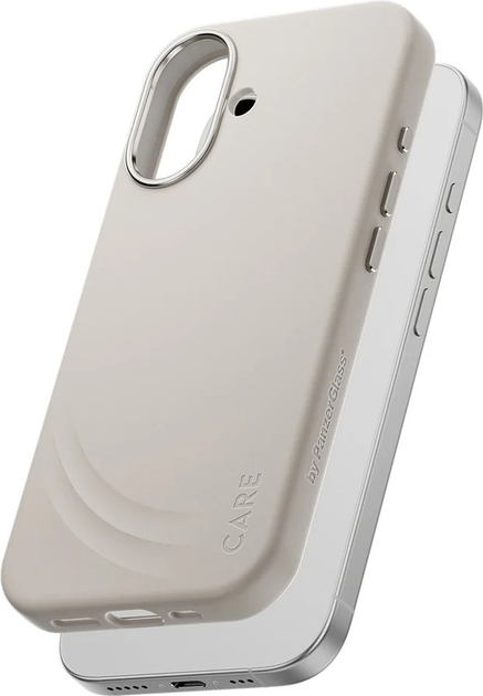 Etui CARE by PanzerGlass FLOW Case w. MagSafe do Apple iPhone 17 Vanilla (CR81500) - obraz 2