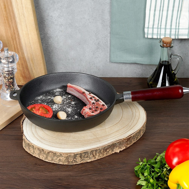 Patelnia Vilde Cast Line żeliwna 24 cm (5904316471781) - obraz 4