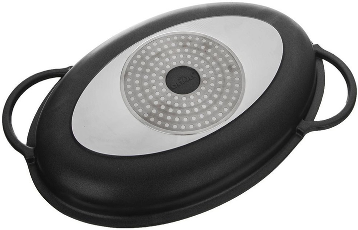 Сковорода-гриль Orion Grande гранітова з кришкою 43x28x6 см (8592381177034) - зображення 6