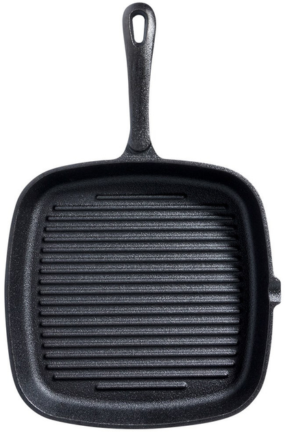 Patelnia do grillowania Vilde Cast Line żeliwna z silikonową nakładką 24.5x24 cm (5904316471828) - obraz 4