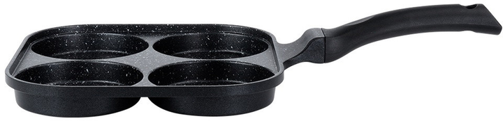 Сковорода для яєць Orion Grande гранітова на 4 відділи 22 см (8592381196615) - зображення 3