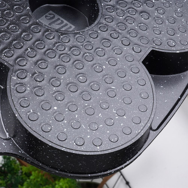 Сковорода для яєць Vilde Black & Wood гранітова на 4 відділи 19 см (5904316465117) - зображення 9