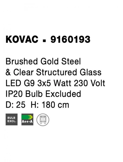 Люстра KOVAC Nova Luce 9160193 - изображение 4