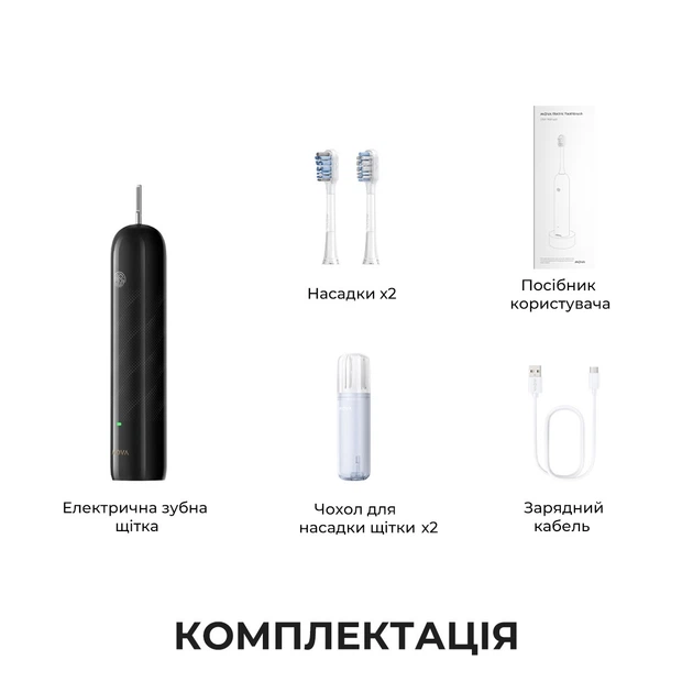 Електрична зубна щітка Mova Fresh Black (ATB13A-BK) - Фото 10 Електрична зубна щітка Mova Fresh Black (ATB13A-BK) - зображення 10