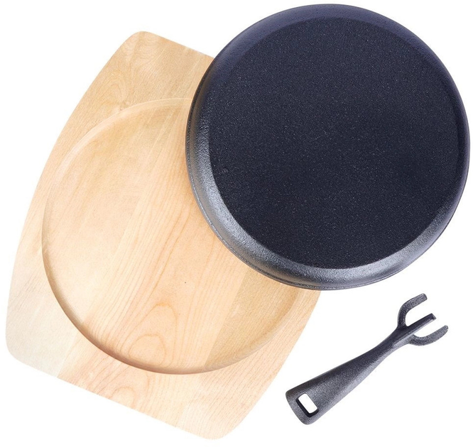 Сковорода Orion Litina чавунна зі знімною ручкою + дошка 22 см (8592381110352) - зображення 6