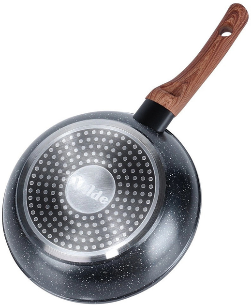 Сковорода Vilde Black & Wood гранітова 20 см (5904316475376) - зображення 7