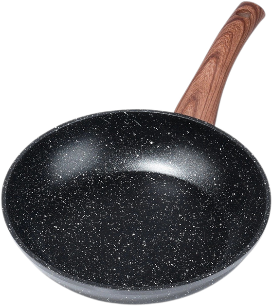 Сковорода Vilde Black & Wood гранітова 20 см (5904316475376) - зображення 8