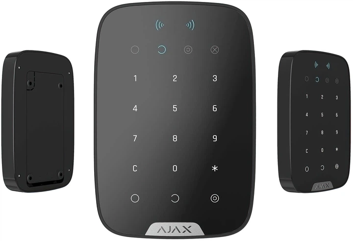 Бездротова сенсорна клавіатура Ajax Keypad Plus чорна (000023069) - Фото 6 Бездротова сенсорна клавіатура Ajax Keypad Plus чорна (000023069) - изображение 6