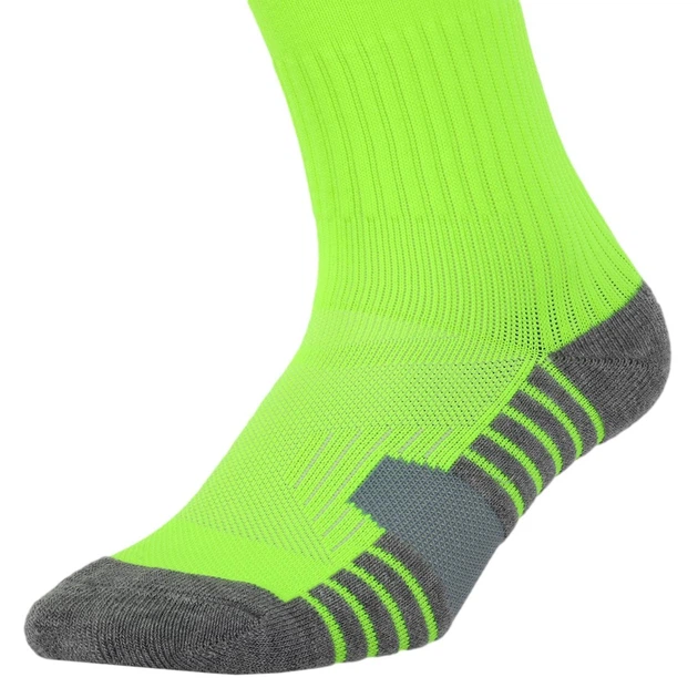 Гетры футбольные юниорские салатовые SP-Sport Pro Action 624 размер 34-38 Neon Green - изображение 4