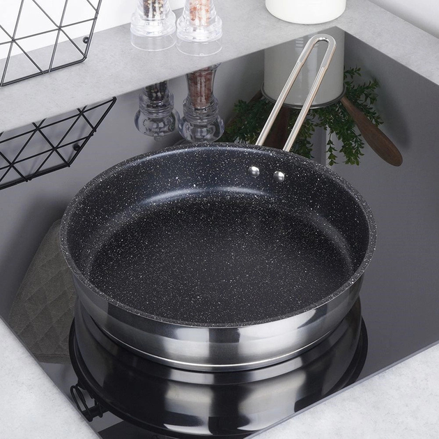 Сковорода Orion Grande сталева 26 см (8680465121735) - зображення 9