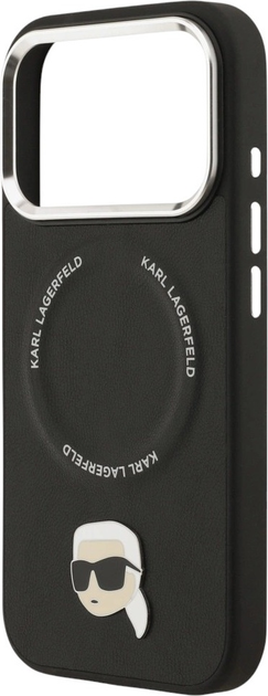 Панель Karl Lagerfeld Karl Pin MagSafe для Apple iPhone 17 Pro Black (3666339495633) - зображення 6