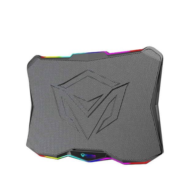 Подставка-кулер под ноутбук охлаждающая с RGB-подсветкой MEETION CP4040 черная - изображение 6