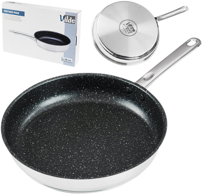 Patelnia Vilde stalowa 28 cm (5904316466138) - obraz 6