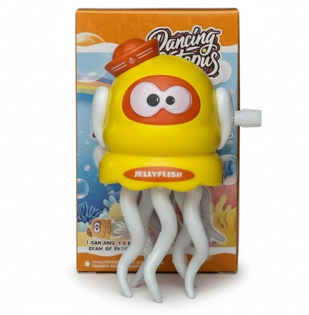 Комплект интерактивных игрушек Dancing Octopus Танцующий Осьминог 11 см 3 шт желтый - Фото 10 Комплект интерактивных игрушек Dancing Octopus Танцующий Осьминог 11 см 3 шт желтый - изображение 10