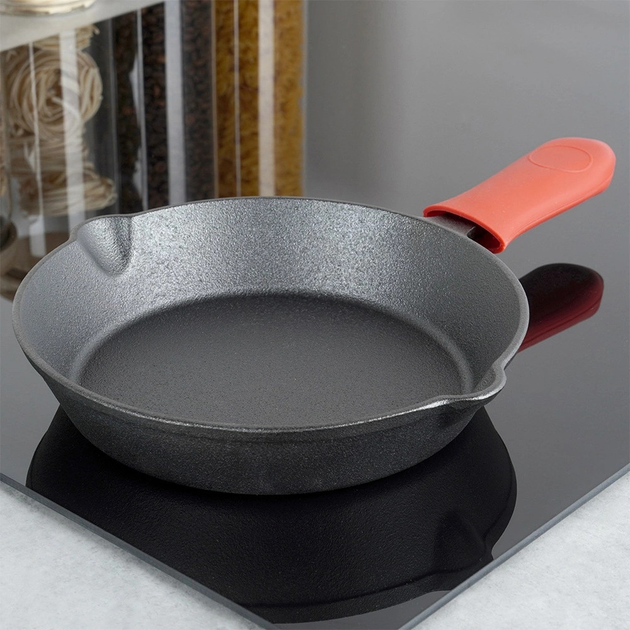 Patelnia Vilde Cast Line żeliwna z nakładką na uchwyt 20 cm (5904316471729) - obraz 9