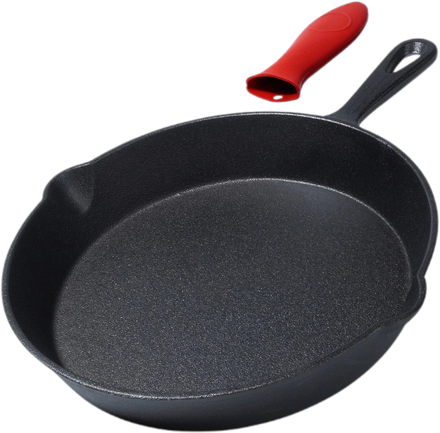 Patelnia Vilde Cast Line żeliwna z nakładką na uchwyt 25 cm (5904316471736) - obraz 7