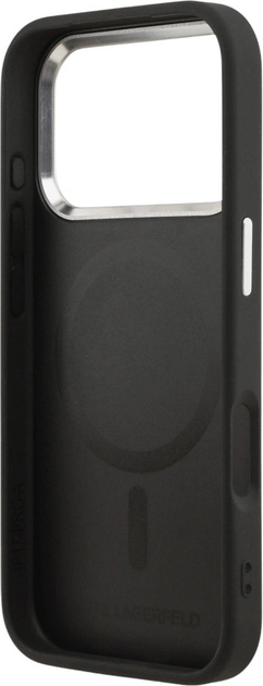 Панель Karl Lagerfeld Karl Pin MagSafe для Apple iPhone 17 Pro Max Black (3666339495640) - зображення 7