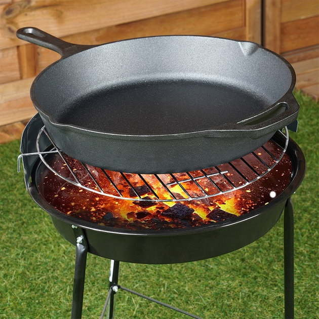 Patelnia Vilde Cast Line żeliwna z nakładką na uchwyt 30 cm (5904316471743) - obraz 13