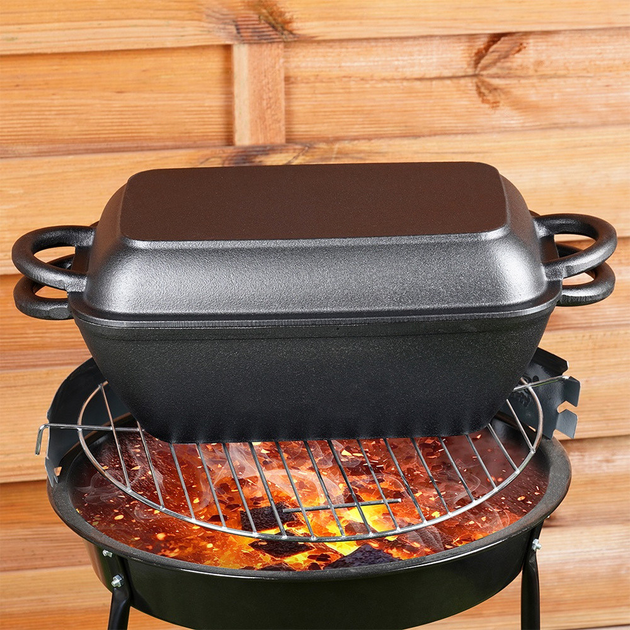 Brytfanna Vilde Cast Line 2w1 żeliwna 37.5x19 cm (5904316487843) - obraz 5