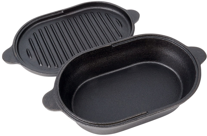 Форма для випікання Vilde Cast Line 2в1 чавунна 28x16 см (5900670102354) - зображення 2