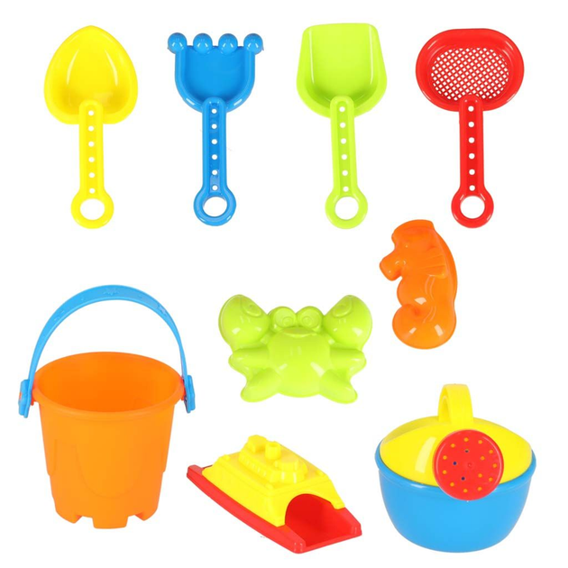 Водний столик Ikonka чотири частини, пісочниця, лопатки, лійка, табурет (5903039767119) - зображення 5