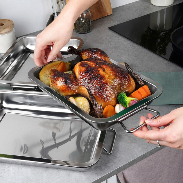 Набір форм для випікання Vilde з нержавіючої сталі 3 шт (5904316481681) - зображення 5