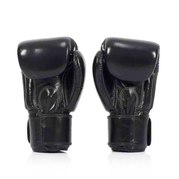 Рукавички боксерські з бинтами Fairtex BGV1 Nation Print 16 унцій, чорні - изображение 4