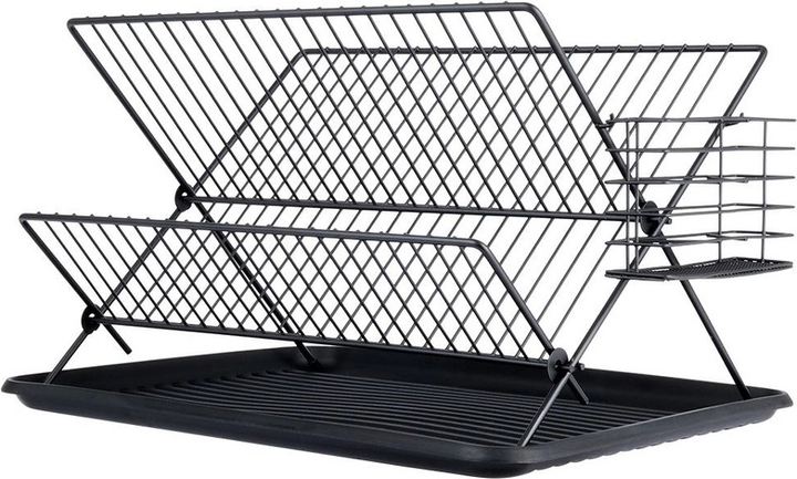 Suszarka do naczyń Vilde Czarna 45 x 32 x 25.5 cm (5907610287263) - obraz 1