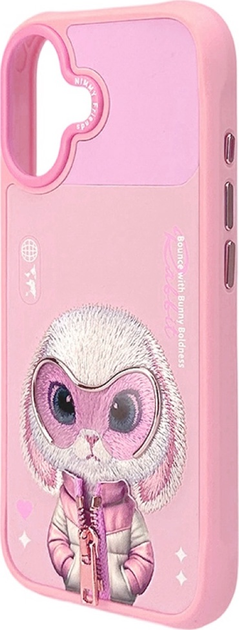 Панель Nimmy Cool&Cute 2.0 Rabbit для iPhone 17 Pink (6971080313981) - зображення 2