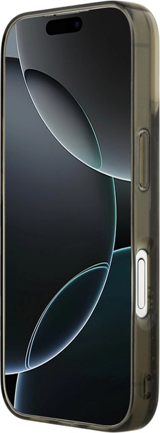 Панель Karl Lagerfeld Liquid Glitter Choupette Logo MagSafe для Apple iPhone 17 Black (3666339504830) - зображення 5