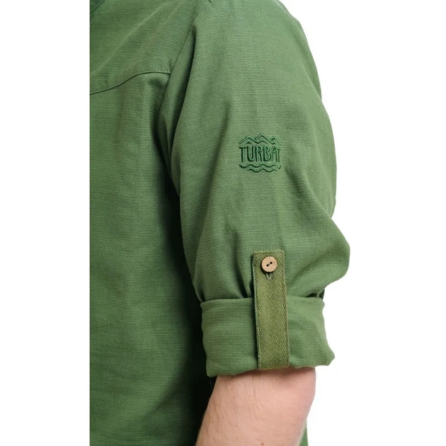 Сорочка Turbat Madeira Hemp Mns Bronze green XXL (100070909) - изображение 5