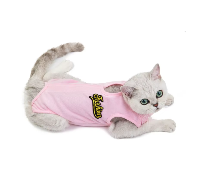 Одежда для кошек после операции Longnew Pet Pink L - Фото 1 Одежда для кошек после операции Longnew Pet Pink L - изображение 1