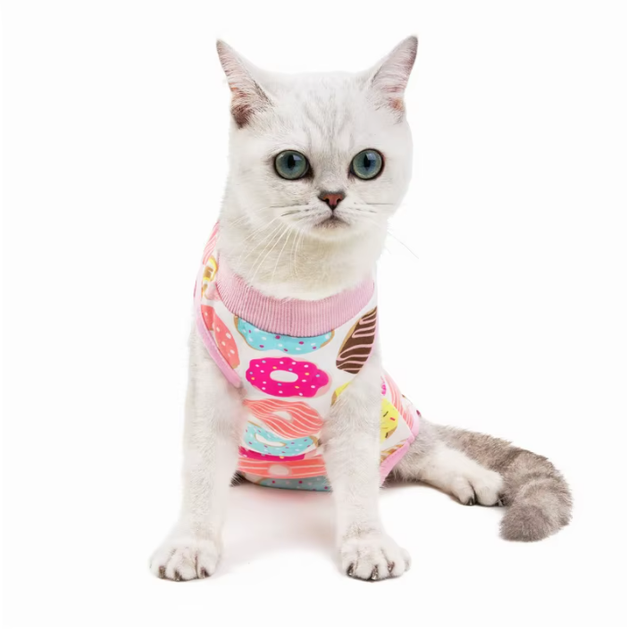 Одежда для кошек после операции Longnew Pet Donut L - Фото 2 Одежда для кошек после операции Longnew Pet Donut L - изображение 2