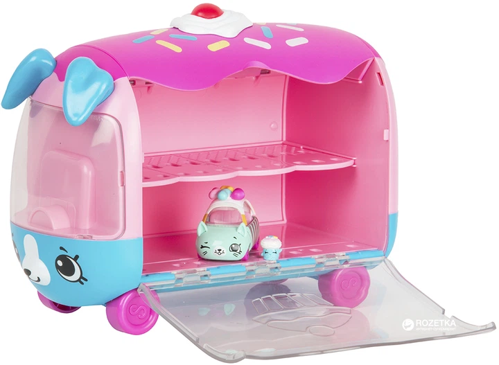 Ігровий набір Shopkins Cutie Cars S3 Банні-бусик, машинка, міні