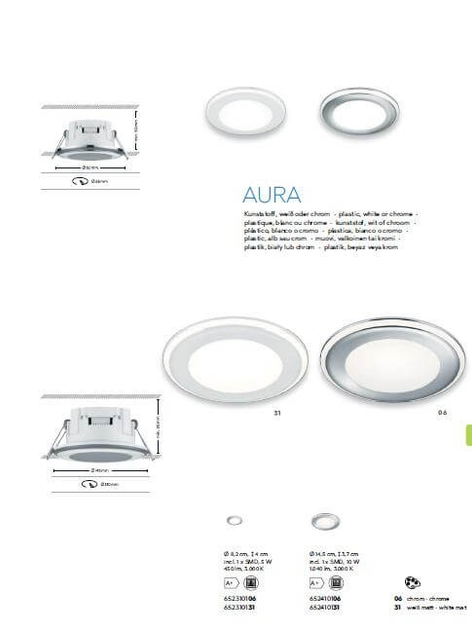 Точечный светильник TRIO AURA 652410131 - изображение 6