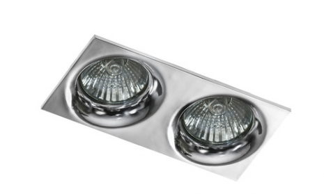 Точечный светильник AZzardo IVO SQUARE 2 AZ1789 (GM22002S-CH) - Фото 1 Точечный светильник AZzardo IVO SQUARE 2 AZ1789 (GM22002S-CH) - изображение 1