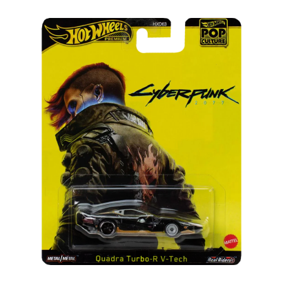 Машинка Premium Hot Wheels Cyberpunk 2077 Quadra Turbo-R V-Tech