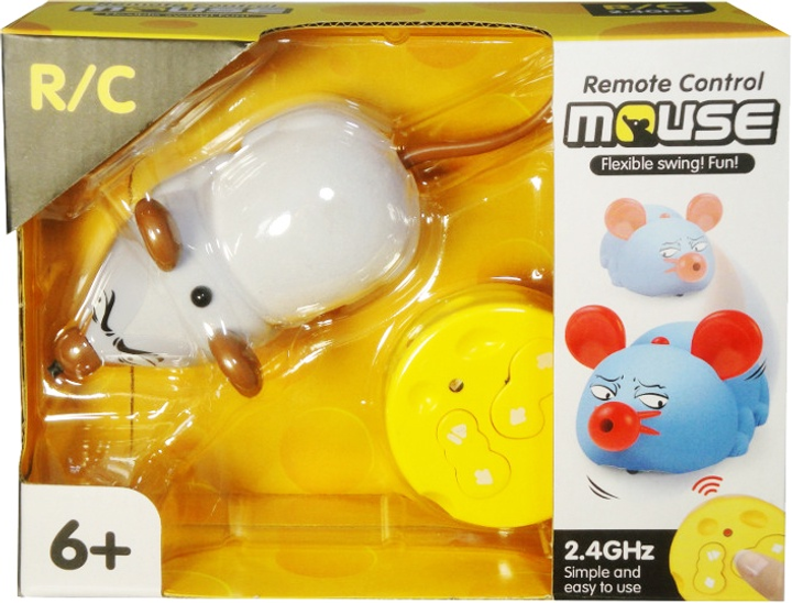 Mysz sterowana radiowo pilotem flokowana Swede G7804 (5902496206148) - obraz 1