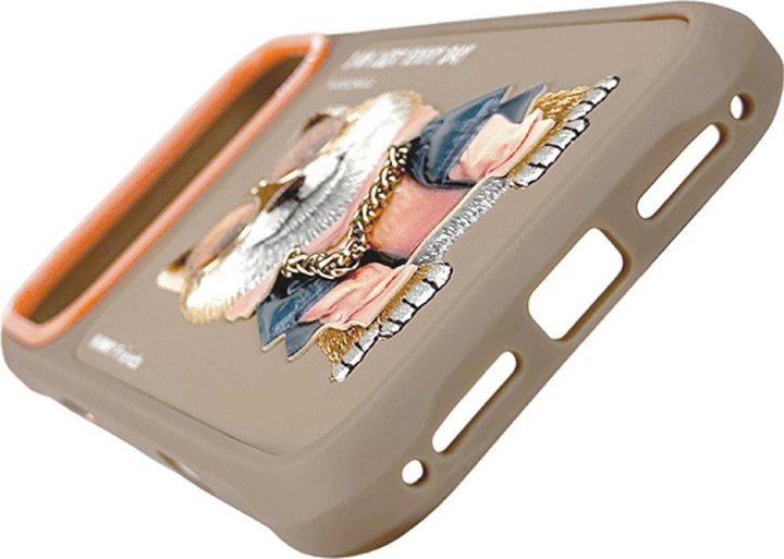 Etui plecki Nimmy Glasses Cool Dog do iPhone 17 Pro Max Beige (6971080313615) - obraz 6