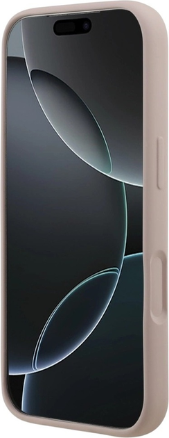 Etui Karl Lagerfeld Silicone Karl&Choupette Ring MagSafe do Apple iPhone 17 Pro Pink (3666339549435) - obraz 5