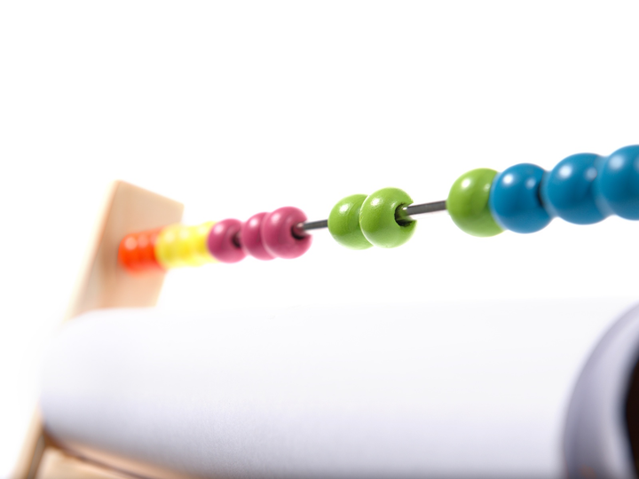 Tablica magnetyczna kredowa Ikonka dwustronna, drewniana, literki, kreda 38 x 37 x 90 cm (5903039705951) - obraz 5