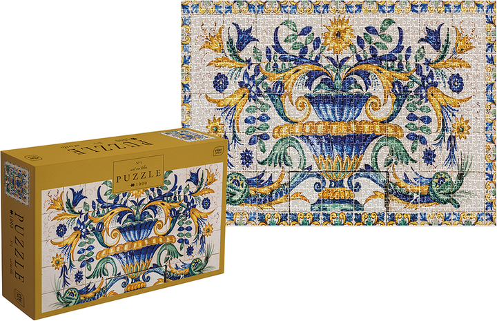 Пазли Interdruk Art on Tiles 1 тришарові 1000 деталей (385055) - зображення 3