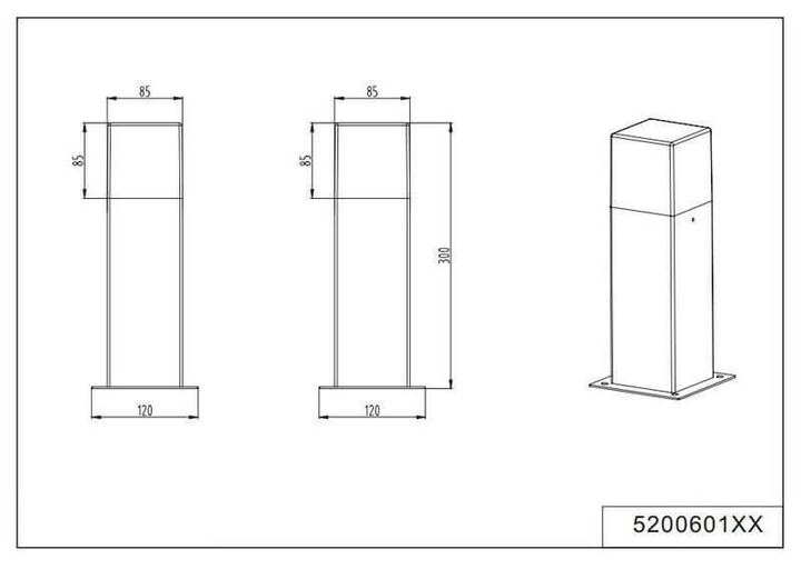 Уличный светильник TRIO HUDSON 520060142 - изображение 4