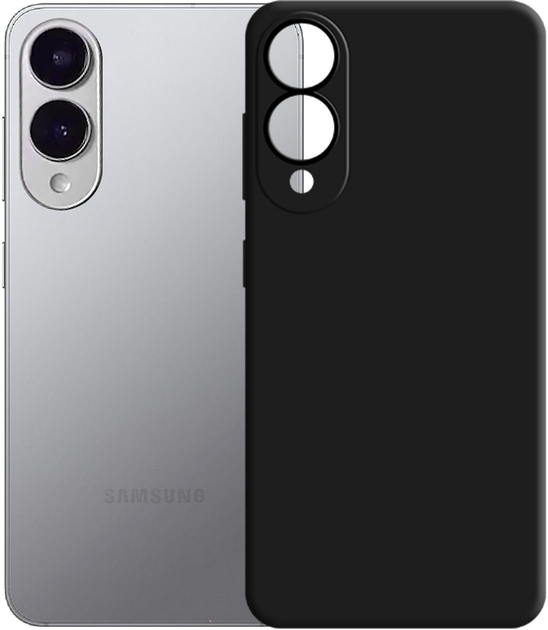 Панель 3MK Silicone Case для Samsung Galaxy S25 Edge Black (5903108651875) - зображення 1