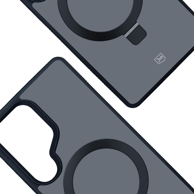 Etui 3MK Smoke Case Mag&Stand do Samsung Galaxy S25 Ultra Dark Blue (5903108625388) - obraz 4