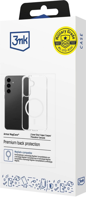 Панель 3MK Armor MagCase для Samsung Galaxy A16 Transparent (5903108658560) - зображення 5